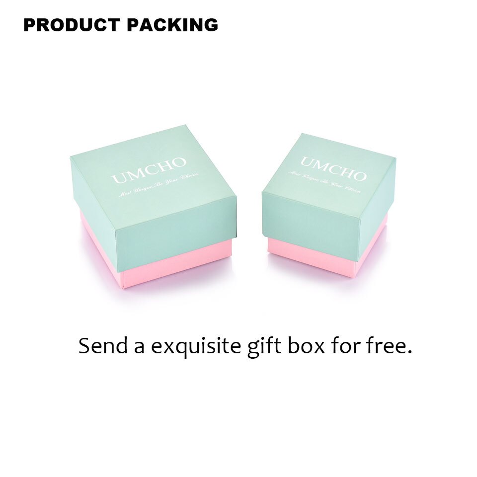 UMCHO Oval 8*10mm Gemstone Nano Emerald  Pendant 925 Sterling Silver Necklaces For Women Wedding Gift Fine Jewelry With Chain