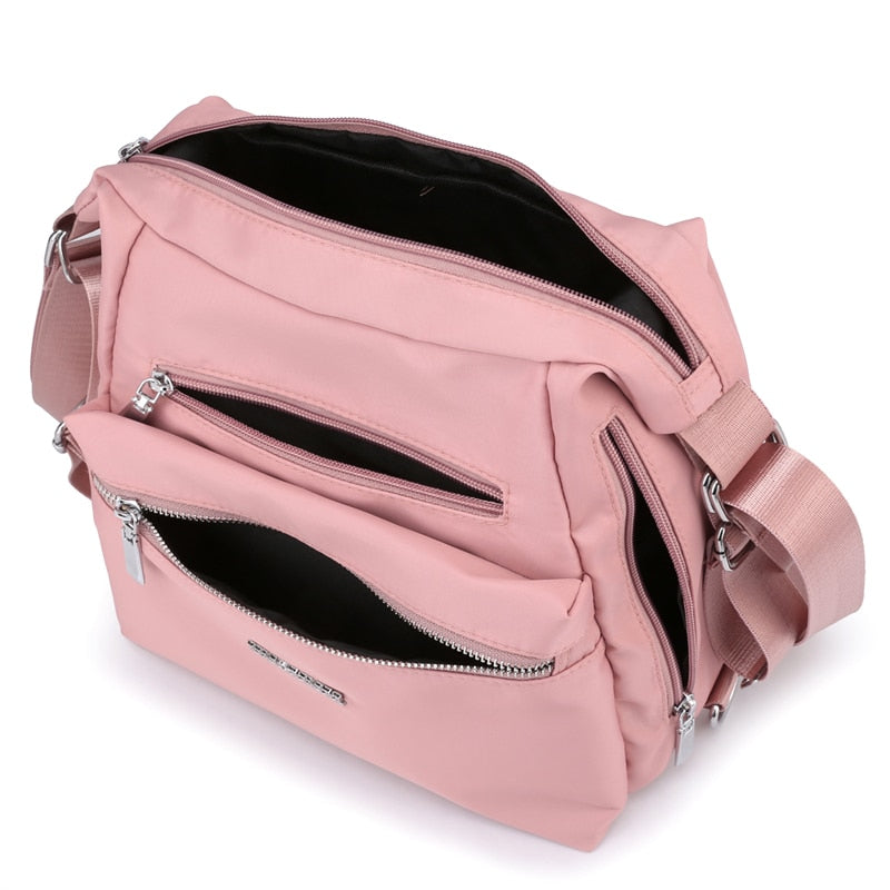 New 2021 Women's Ladies Shoulder bag Female Messenger Bag Travel Handbag High Quality Nylon CrossBody Bag Bolsas Feminina