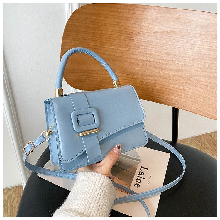 High Quality PU Leather Woman Handbags Luxury Designer Female Shoulder Bag 2021 New Fashion All-match Messenger Small Square Bag