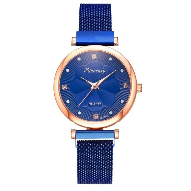 Buckle Flower bracelet Watch - TamikaExpress.com