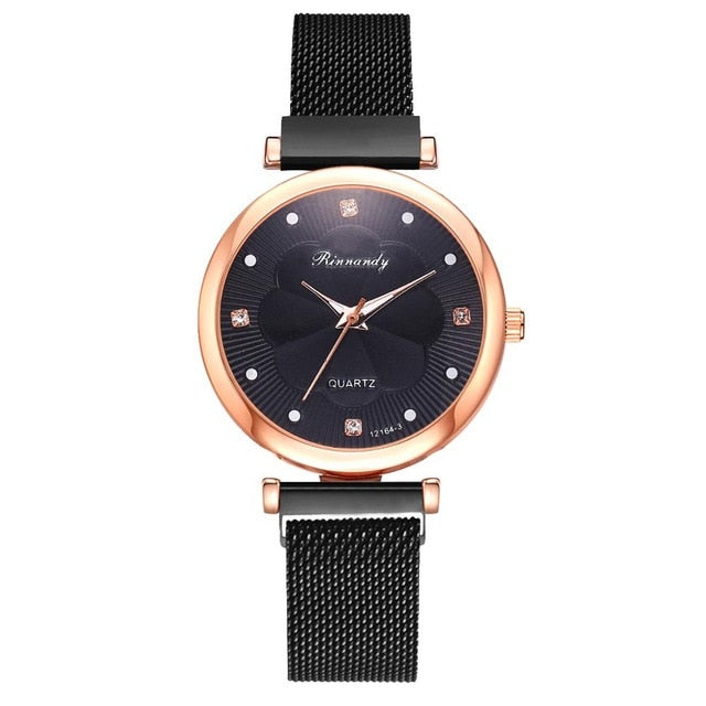 Buckle Flower bracelet Watch - TamikaExpress.com
