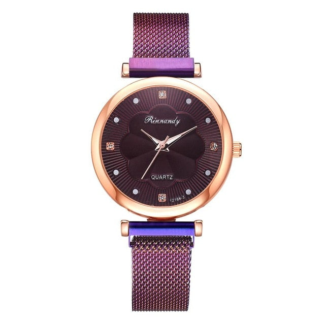 Buckle Flower bracelet Watch - TamikaExpress.com