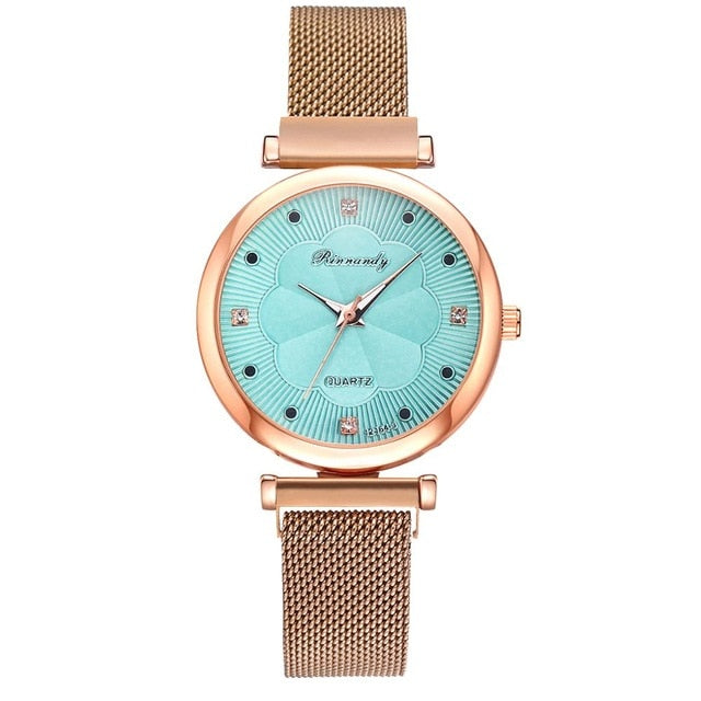 Buckle Flower bracelet Watch - TamikaExpress.com
