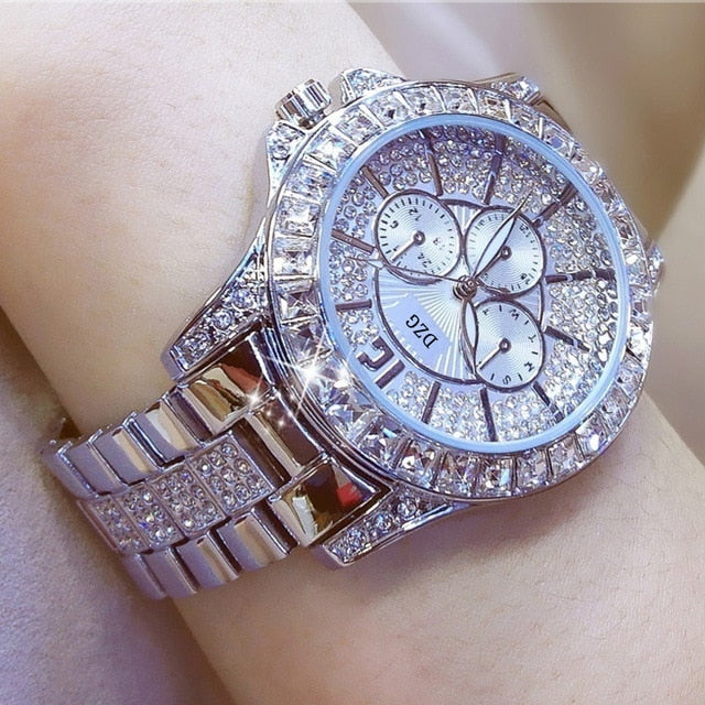 Women fashion Diamond Watch - TamikaExpress.com