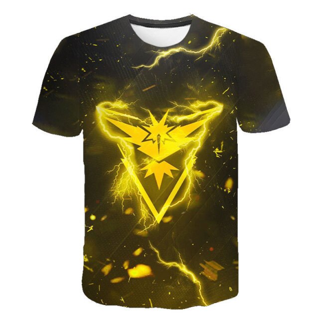 2021Summer New Cute Interesting Men Women T Shirt Pokemon Print Polyester 3D T-Shirt Summer Harajuku Boys Animation Clothing