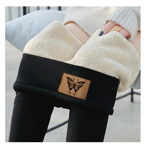2021 Winter Women's Fleece Trousers Plus Velvet Thick Streetwear Women Warm Thick Warm pants Women's Plus Size 3XL Casual Pants