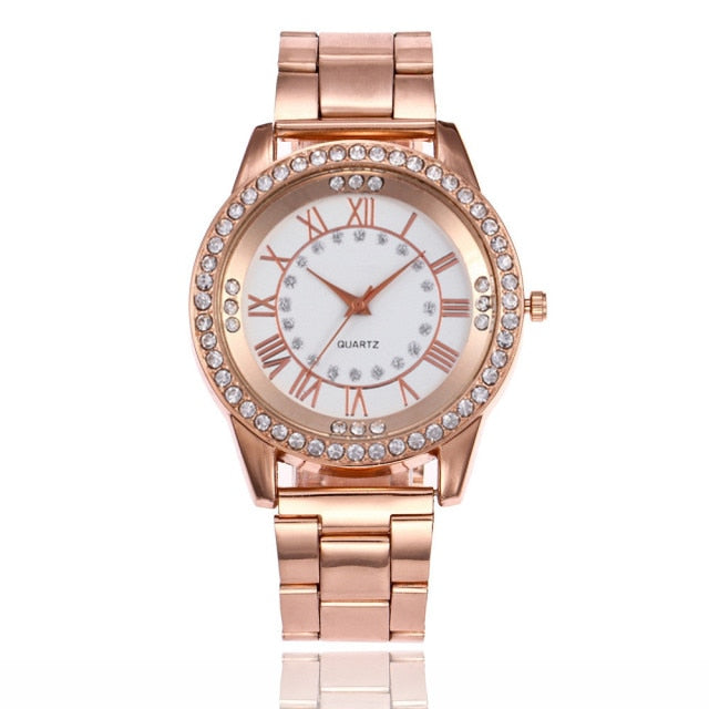 Women's Watches Rose Gold Simple Fashion Women Wrist Watch Luxury Ladies Watch Women Bracelet Reloj Mujer Clock Relogio Feminino