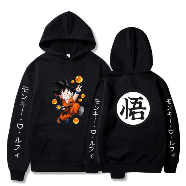 Autumn Sweatshirts Goku tops Dragon-Ball Z Hoodies Men Anime Costume Kids Clothes Boys Girls Tops Children's Clothing sudaderas