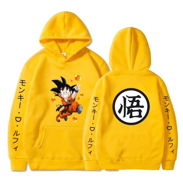 Autumn Sweatshirts Goku tops Dragon-Ball Z Hoodies Men Anime Costume Kids Clothes Boys Girls Tops Children's Clothing sudaderas