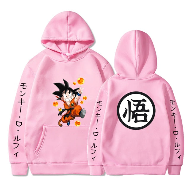 Autumn Sweatshirts Goku tops Dragon-Ball Z Hoodies Men Anime Costume Kids Clothes Boys Girls Tops Children's Clothing sudaderas