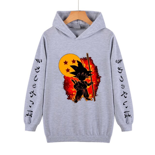 Dragon-Ball Z Kids Goku Sweatshirts Baby Boys Clothes For Men Autumn New Children's Clothing Thin Hoodies Girls Sweatshirts