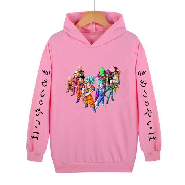 Dragon-Ball Z Kids Goku Sweatshirts Baby Boys Clothes For Men Autumn New Children's Clothing Thin Hoodies Girls Sweatshirts