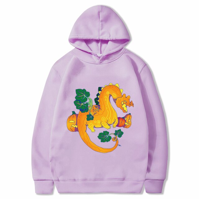 Halloween Pumpkin Dragon Cartoon Printed Children's Hoodie Sweatshirt Children's Clothing for Men and Women Tong Chunqiu