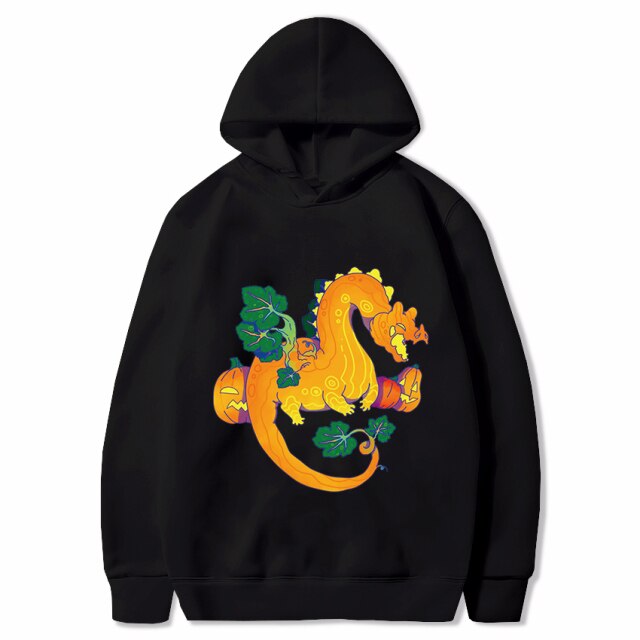 Halloween Pumpkin Dragon Cartoon Printed Children's Hoodie Sweatshirt Children's Clothing for Men and Women Tong Chunqiu