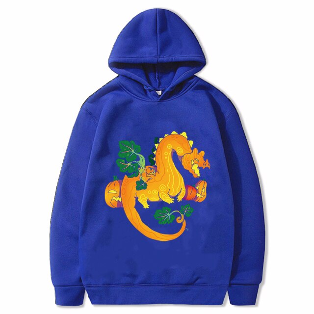 Halloween Pumpkin Dragon Cartoon Printed Children's Hoodie Sweatshirt Children's Clothing for Men and Women Tong Chunqiu