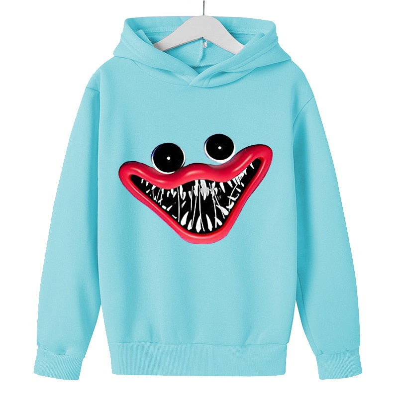 2022 Original Poppy Playtime Printed Hoodie  Children's clothes Bobby's Game Time clothing, 100-160 tracksuit men