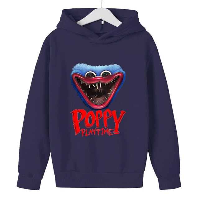 2022 Original Poppy Playtime Printed Hoodie  Children's clothes Bobby's Game Time clothing, 100-160 tracksuit men