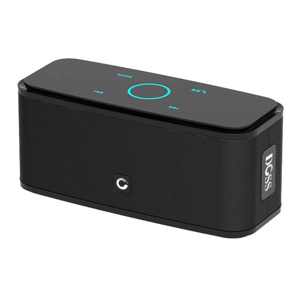 DOSS SoundBox Wireless Bluetooth Speaker TWS Touch Control IPX5 Waterproof Mini Portable Sound Box Stereo Bass Computer Speakers
