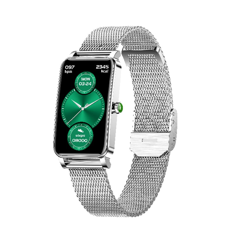 GEJIAN Fashion Smart Watch Women Watches Heart Rate Monitor Call reminder Bluetooth Ladies smartwatch woman For IOS Android +Box