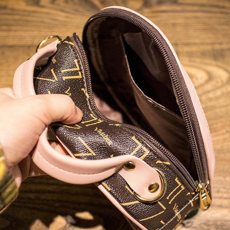 Women Shoulder Bag New Printed Letter Bee Messenger Bag Famous Design Versatile Fashion Casual Crossbody Bag Lady Handbag Clutch