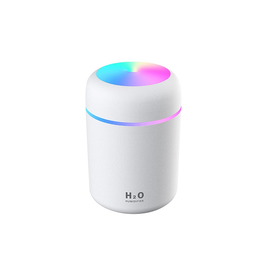 Portable Ultrasonic Air Humidifier USB Essential Oil Diffuser Cool Mist Maker Purifier with Night Light Car Office Humidifier