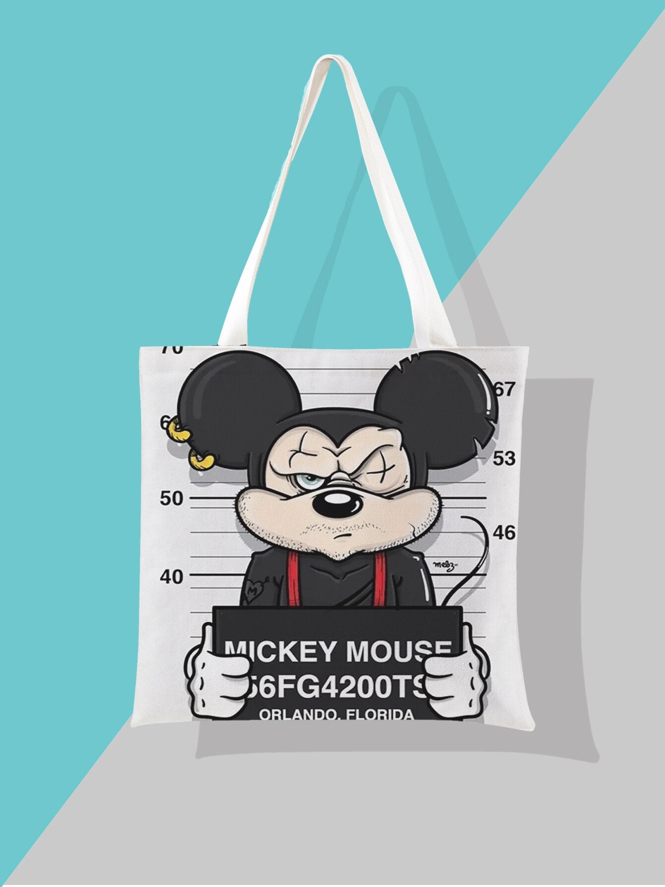 2022 Newest Women's Bag Disney Mickey Mouse Shoulder Bags Cartoon Printing Minnie Kawaii High Capacity Handbag Shopper Bag Gifts