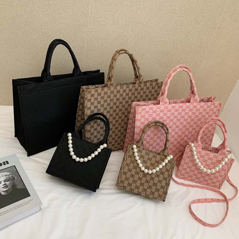 Women's Handbag Luxury Brand Letter Printing High-Capacity Hand Shoulder Bags Autumn Popular Tote Crossbody Bag 2022 Main Female