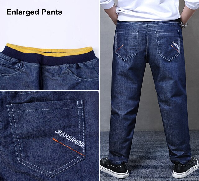 New Arrival Big Boys Jeans Trousers Spring 2020 Teen Boys Pants Size 14 Solid Color Blue Denim Pant Teenage Clothes Kid Clothing