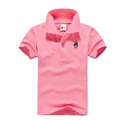 Summer Short Sleeve kid T Shirts Cotton Lapel Tops Casual Boys T shirt Tees School Teenager Children Clothing BC008