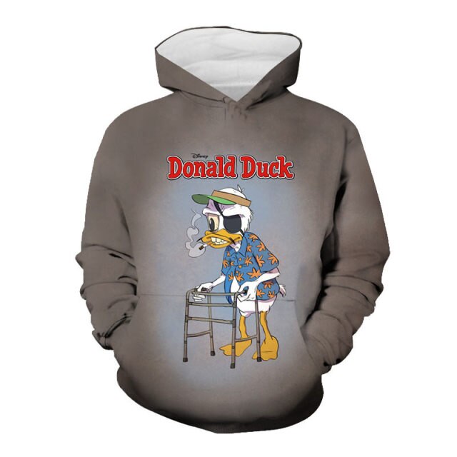 Disney Mickey Mouse Men Hoodies Cartoon Anime 3D Print Fashion Baby Boy Girl Kids Sweatshirts Oversized Women Clothing Tops