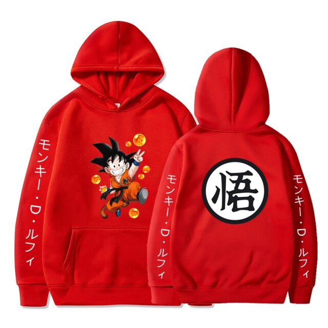 Autumn Sweatshirts Goku tops Dragon-Ball Z Hoodies Men Anime Costume Kids Clothes Boys Girls Tops Children's Clothing sudaderas