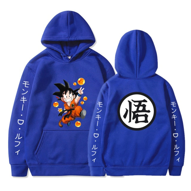 Autumn Sweatshirts Goku tops Dragon-Ball Z Hoodies Men Anime Costume Kids Clothes Boys Girls Tops Children's Clothing sudaderas
