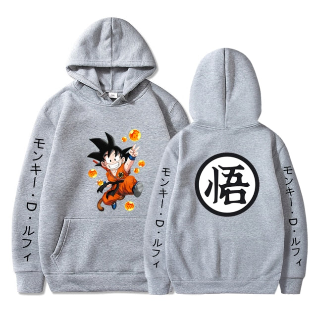 Autumn Sweatshirts Goku tops Dragon-Ball Z Hoodies Men Anime Costume Kids Clothes Boys Girls Tops Children's Clothing sudaderas