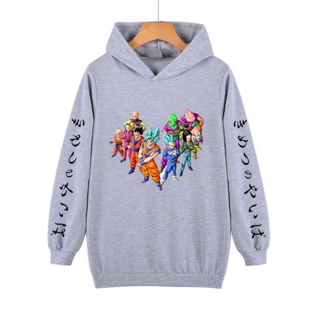 Dragon-Ball Z Kids Goku Sweatshirts Baby Boys Clothes For Men Autumn New Children's Clothing Thin Hoodies Girls Sweatshirts
