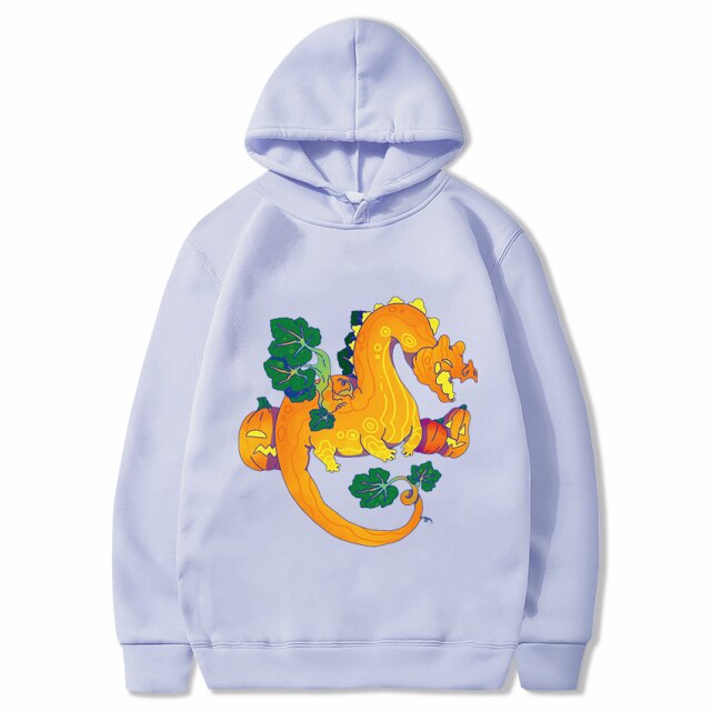 Halloween Pumpkin Dragon Cartoon Printed Children's Hoodie Sweatshirt Children's Clothing for Men and Women Tong Chunqiu