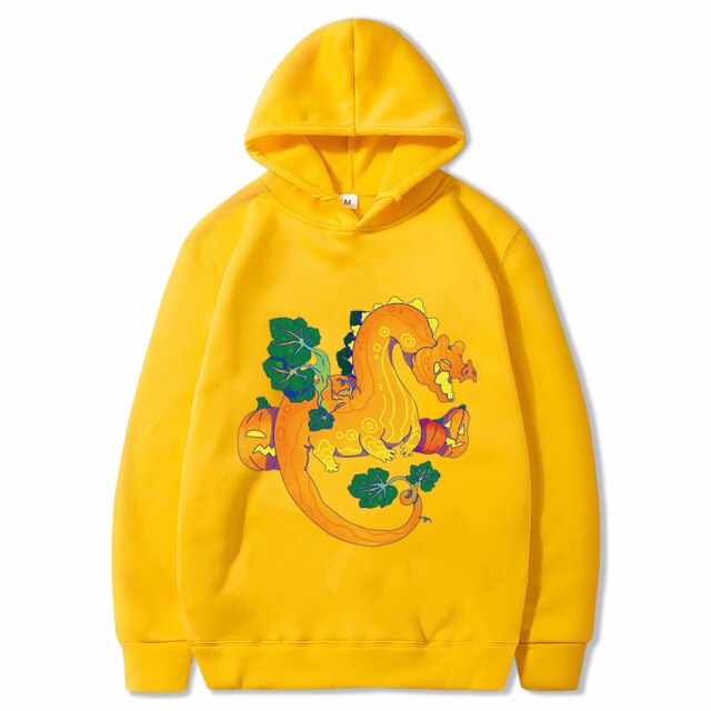 Halloween Pumpkin Dragon Cartoon Printed Children's Hoodie Sweatshirt Children's Clothing for Men and Women Tong Chunqiu