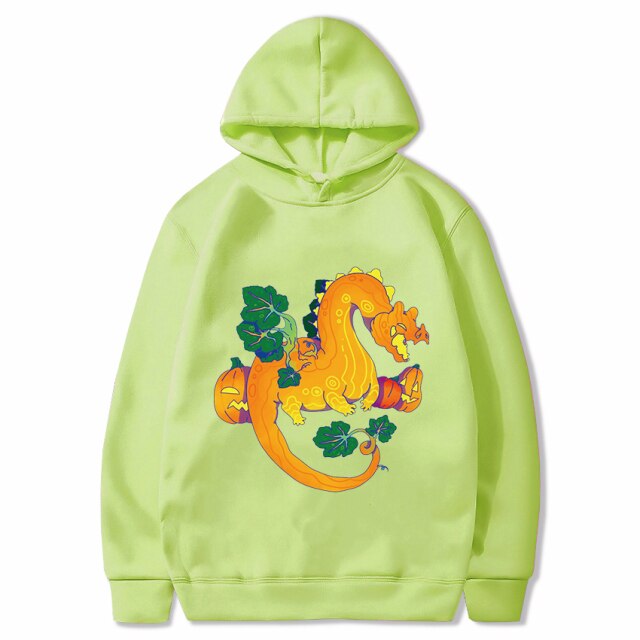 Halloween Pumpkin Dragon Cartoon Printed Children's Hoodie Sweatshirt Children's Clothing for Men and Women Tong Chunqiu