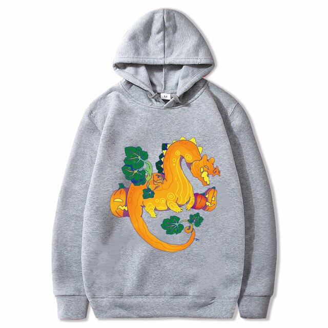 Halloween Pumpkin Dragon Cartoon Printed Children's Hoodie Sweatshirt Children's Clothing for Men and Women Tong Chunqiu