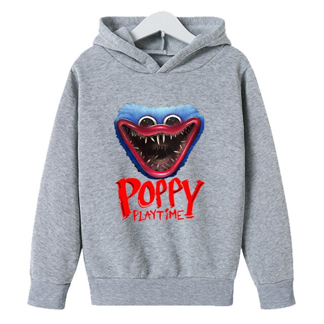 2022 Original Poppy Playtime Printed Hoodie  Children's clothes Bobby's Game Time clothing, 100-160 tracksuit men