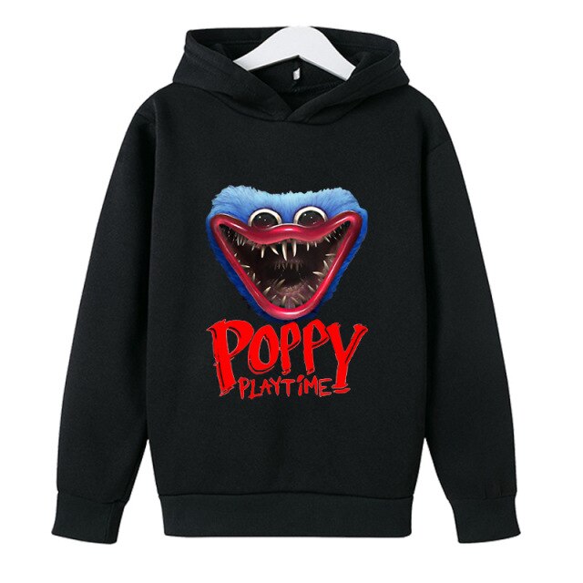 2022 Original Poppy Playtime Printed Hoodie  Children's clothes Bobby's Game Time clothing, 100-160 tracksuit men