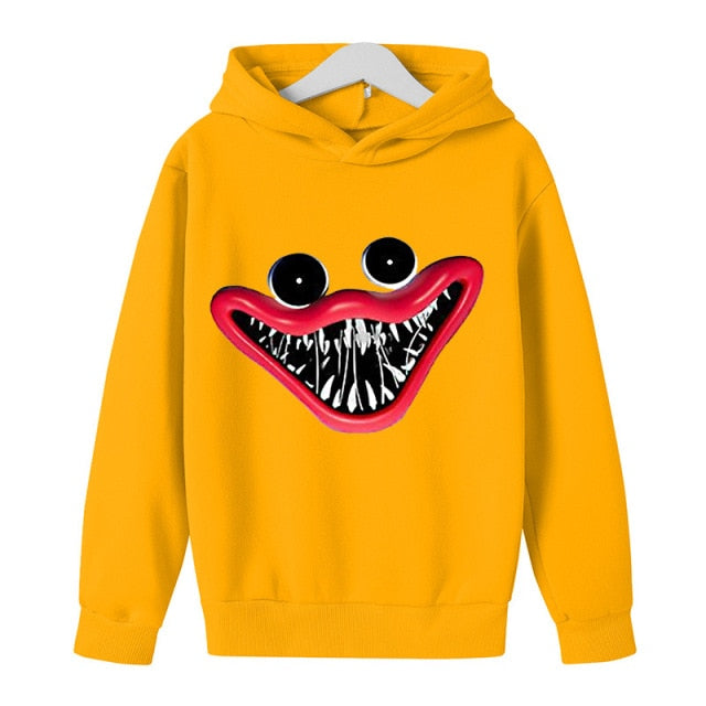 2022 Original Poppy Playtime Printed Hoodie  Children's clothes Bobby's Game Time clothing, 100-160 tracksuit men